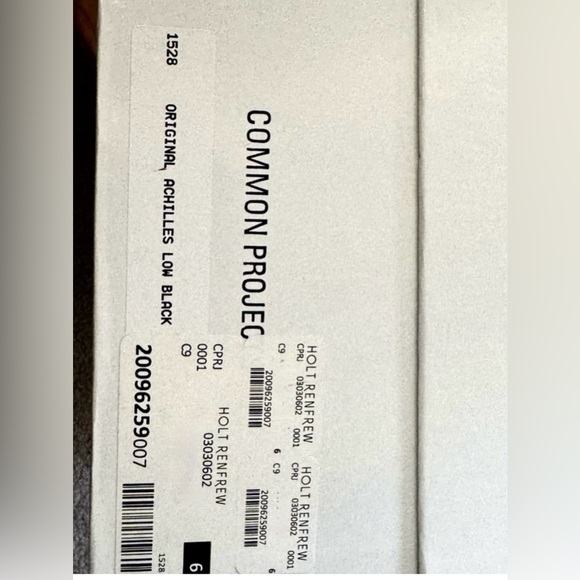 Common Project Original Achilles Sneaker Black 39 - Picture 8 of 8